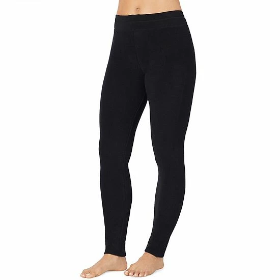 Women's Tall Cuddl Duds® Fleecewear With Stretch Leggings Charcoal Heather 3 Women's Tall Cuddl Duds® Fleecewear With Stretch Leggings Charcoal Heather - Image 3