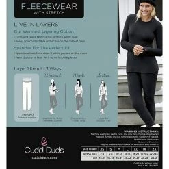 Women's Tall Cuddl Duds® Fleecewear With Stretch Leggings Charcoal Heather 13 Women's Tall Cuddl Duds® Fleecewear With Stretch Leggings Charcoal Heather -Cuddl Duds shop unnamed file 645