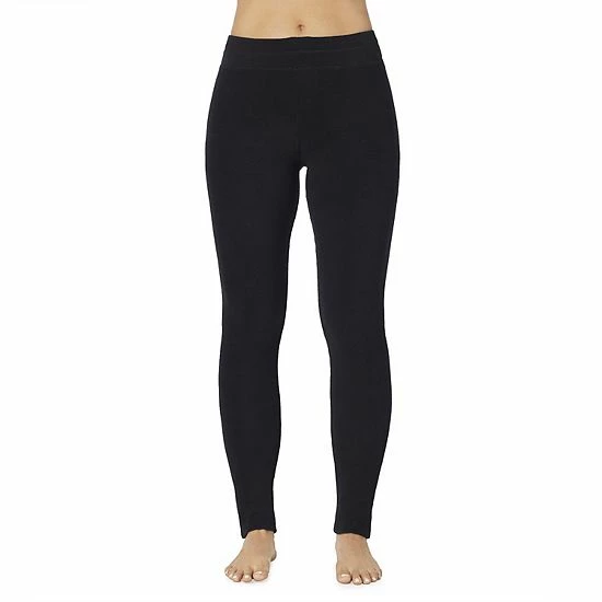 Women's Tall Cuddl Duds® Fleecewear With Stretch Leggings Charcoal Heather 8 Women's Tall Cuddl Duds® Fleecewear With Stretch Leggings Charcoal Heather - Image 8