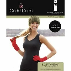 Women's Cuddl Duds® Reversible Softwear With Stretch Tank Scarlet -Cuddl Duds shop unnamed file 650