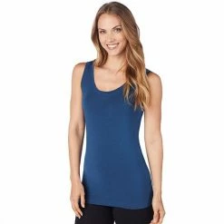 Women's Cuddl Duds® Reversible Softwear With Stretch Tank Scarlet -Cuddl Duds shop unnamed file 655
