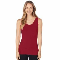 Women's Cuddl Duds® Reversible Softwear With Stretch Tank Scarlet -Cuddl Duds shop unnamed file 658