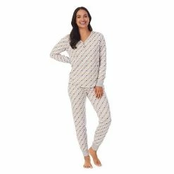 Petite Cuddl Duds® Henley Pajama Top And Banded Bottom Pajama Pants Sleep Set Gray Hearts 18 Petite Cuddl Duds® Henley Pajama Top And Banded Bottom Pajama Pants Sleep Set Gray Hearts -Cuddl Duds shop unnamed file 677