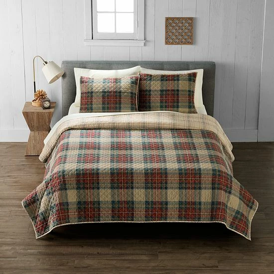 Cuddl Duds® Flannel Quilt Set Toile Lodge 13 Cuddl Duds® Flannel Quilt Set Toile Lodge - Image 13