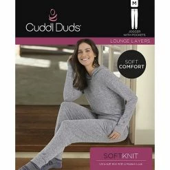 Women's Cuddl Duds® Soft Knit Joggers Grey Animal 9 Women's Cuddl Duds® Soft Knit Joggers Grey Animal -Cuddl Duds shop unnamed file 798