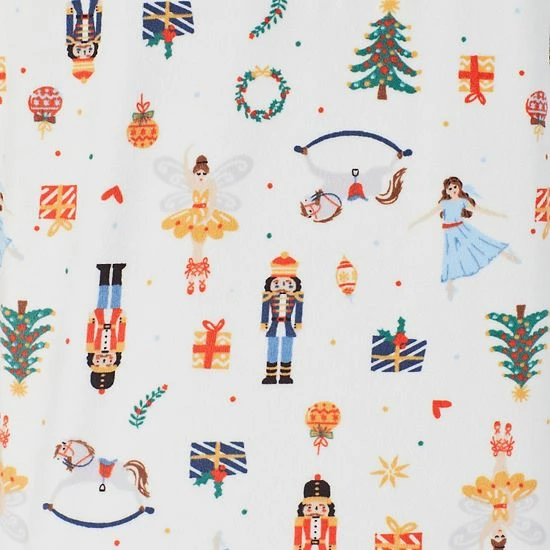 Petite Cuddl Duds® Velour Fleece V-Neck Pajama Top And Banded Bottom Pajama Pants Sleep Set Mint Dogs 4 Petite Cuddl Duds® Velour Fleece V-Neck Pajama Top And Banded Bottom Pajama Pants Sleep Set Mint Dogs - Image 4