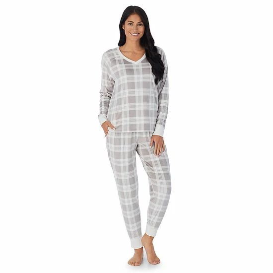 Petite Cuddl Duds® Velour Fleece V-Neck Pajama Top And Banded Bottom Pajama Pants Sleep Set Mint Dogs 6 Petite Cuddl Duds® Velour Fleece V-Neck Pajama Top And Banded Bottom Pajama Pants Sleep Set Mint Dogs - Image 6
