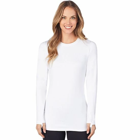 Women's Cuddl Duds® Far-Infrared Enhance Long Sleeve Crewneck Top Magenta 7 Women's Cuddl Duds® Far-Infrared Enhance Long Sleeve Crewneck Top Magenta - Image 7