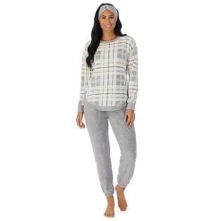 Women's Cuddl Duds 3-pc. Stretch Fleece Long Sleeve Pajama Top, Pajama Pants & Headband Set Multi Blue Southwester 18 Women's Cuddl Duds 3-pc. Stretch Fleece Long Sleeve Pajama Top, Pajama Pants & Headband Set Multi Blue Southwester -Cuddl Duds shop unnamed file 90