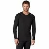 Men's Cuddl Duds® Midweight ClimateSport Performance Baselayer Crew Top Black