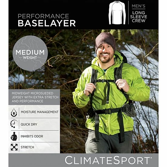 Men's Cuddl Duds® Midweight ClimateSport Performance Baselayer Crew Top Black Men's Cuddl Duds® Midweight ClimateSport Performance Baselayer Crew Top Black -Cuddl Duds shop unnamed file 903