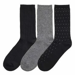 Women's Cuddl Duds® 3-Pack Plushfill* Midweight Birdseye & Ribbed Crew Socks Black 10 Women's Cuddl Duds® 3-Pack Plushfill* Midweight Birdseye & Ribbed Crew Socks Black -Cuddl Duds shop unnamed file 922