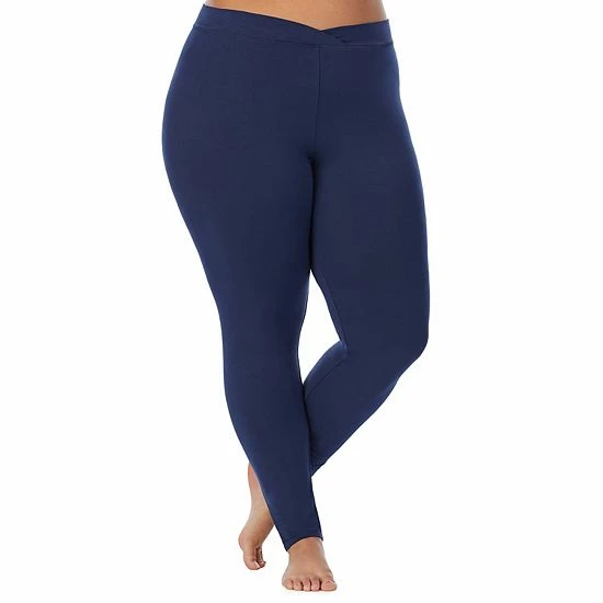 Plus Size Cuddl Duds® Softwear With Stretch Leggings Dress Blues 6 Plus Size Cuddl Duds® Softwear With Stretch Leggings Dress Blues - Image 6
