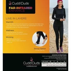 Women's Cuddl Duds® Far-Infrared Enhance Leggings White -Cuddl Duds shop unnamed file 959