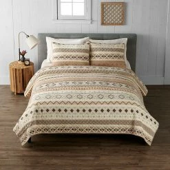 Cuddl Duds® Heavyweight Flannel Quilt Set With Shams Gray Patchwork -Cuddl Duds shop unnamed file 996